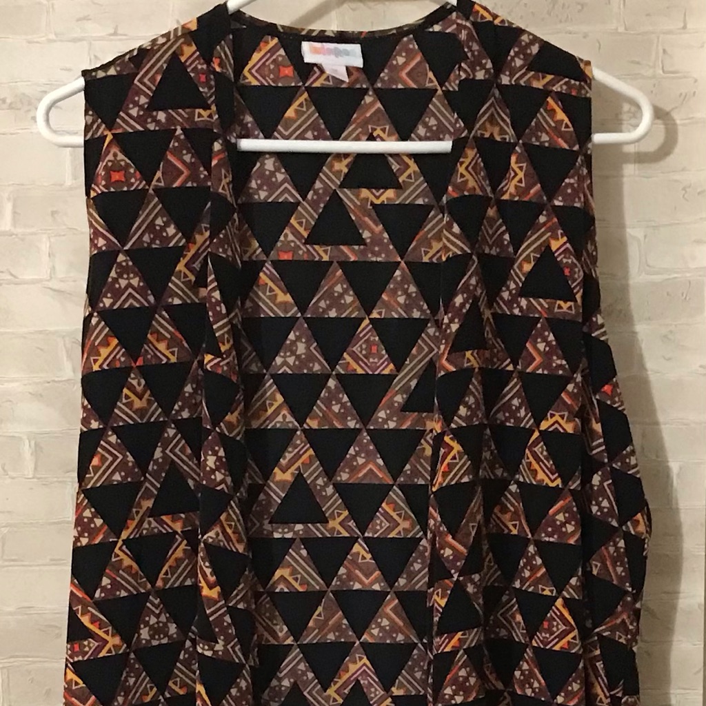 Duster Abstract Pattern Flowy Long Medium